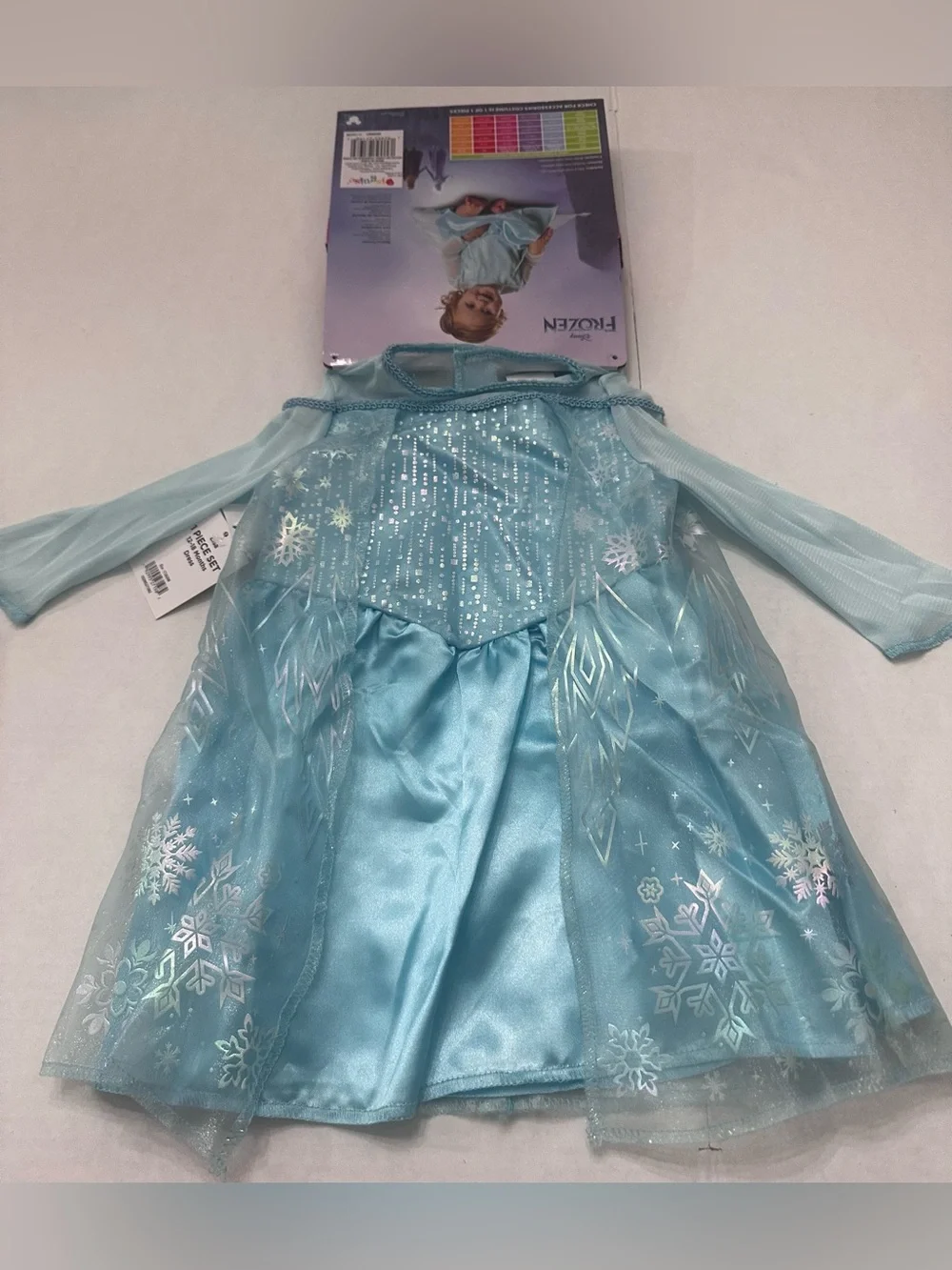 New 12-18 Months Disney Frozen Elsa Dress Up Infant Costume Halloween